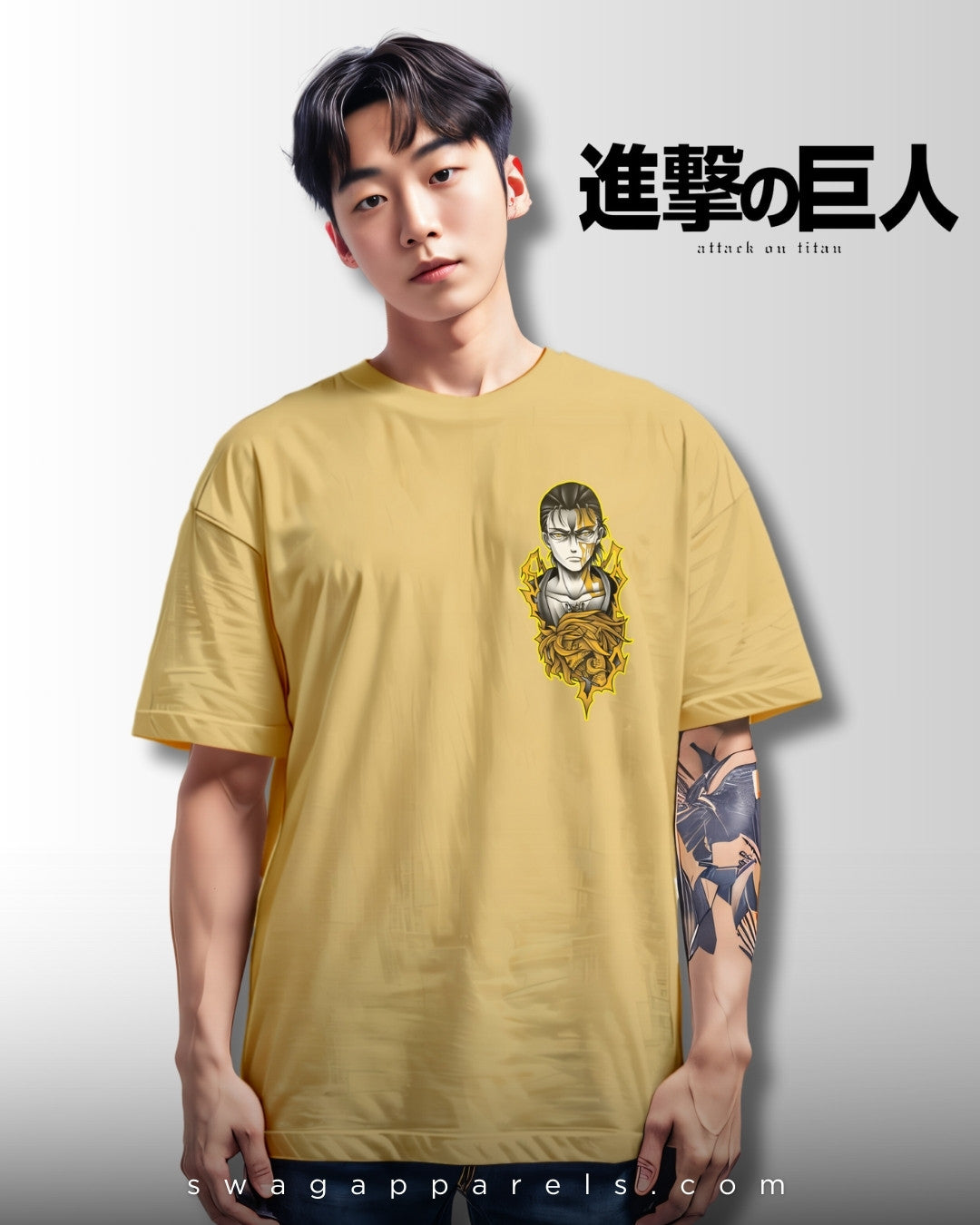 Eren Yeager Attack Titan Oversized T-Shirt