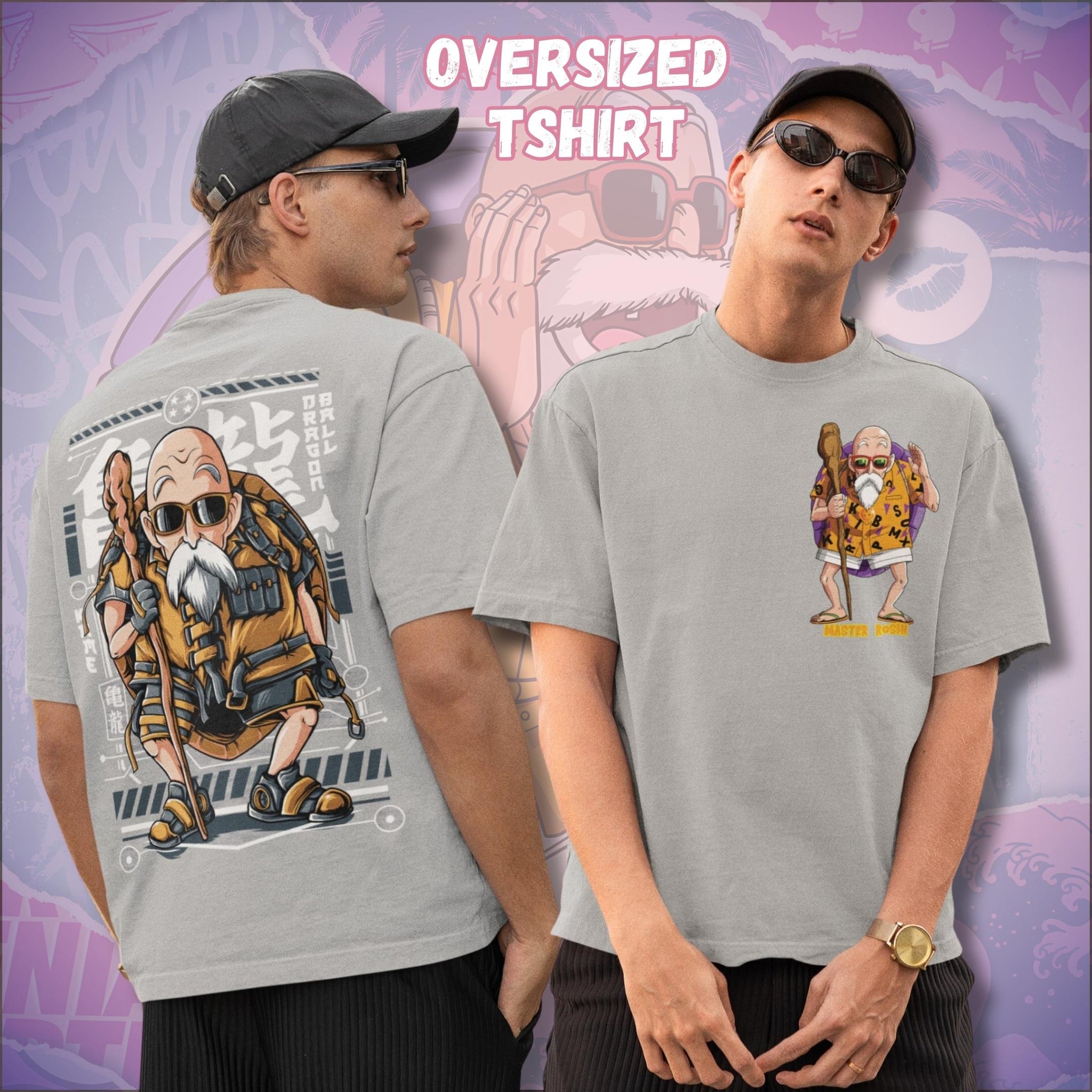 Dragon Ball Z Master Roshi Oversized Tshirt
