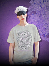 Jujutsu Kaisen's Gojo and Geto Half-Sleeve Tshirt