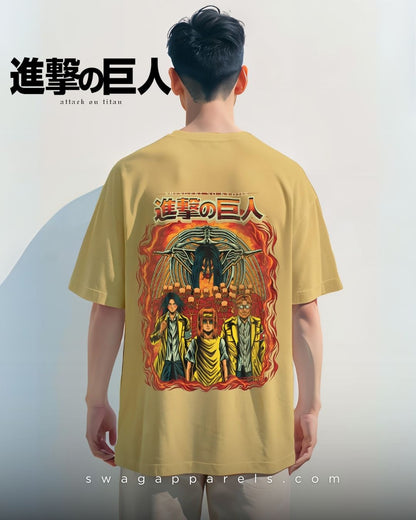 Eren Yeager Attack Titan Oversized T-Shirt