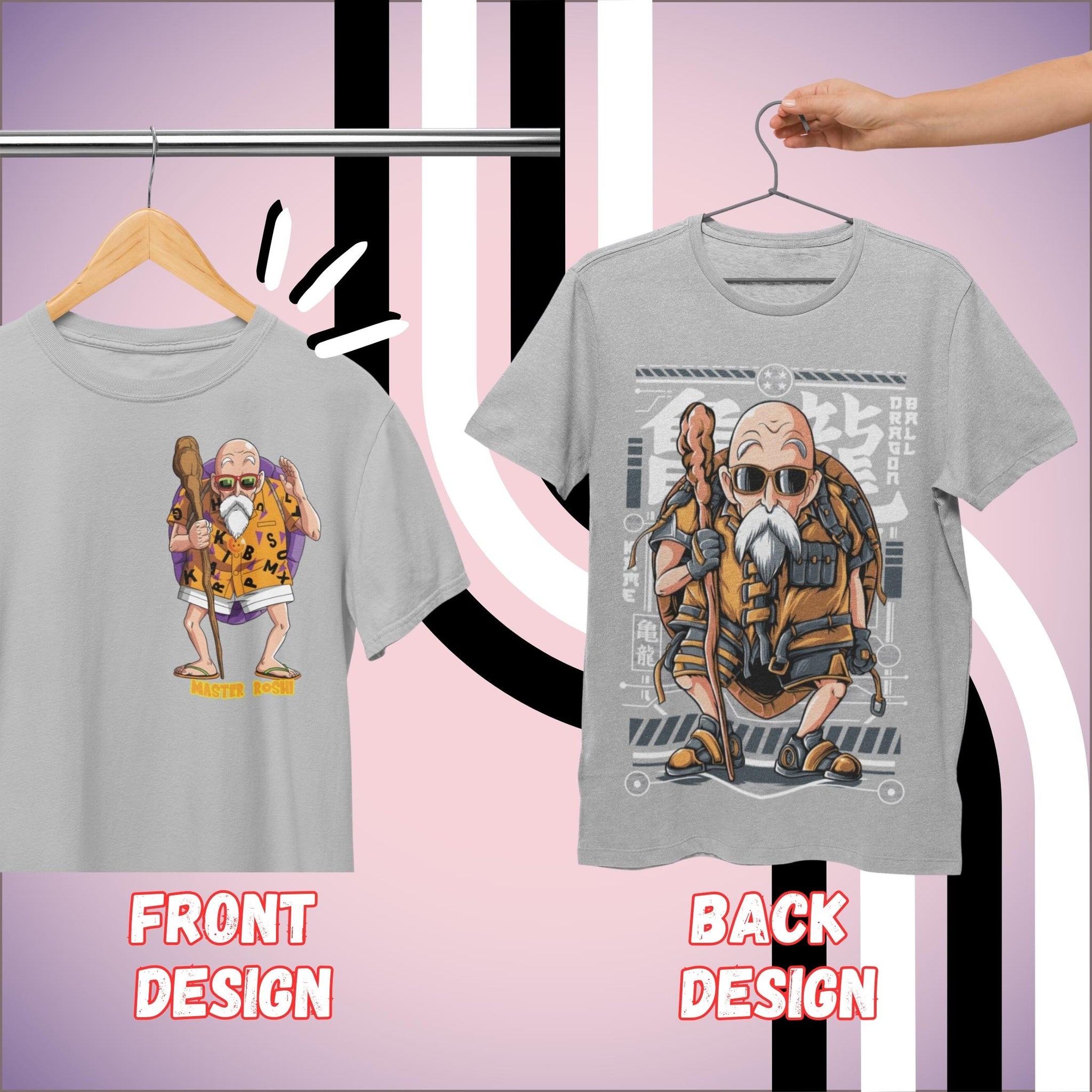Dragon Ball Z Master Roshi Oversized Tshirt