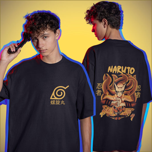 Naruto Kurama Oversize Anime T-Shirt