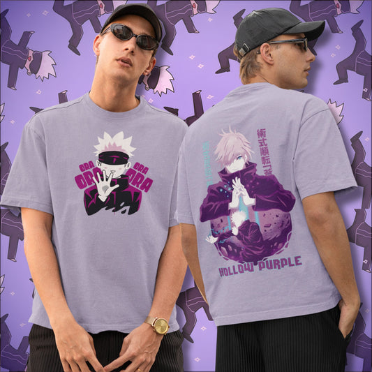 Satoru Gojo "Ora Ora" Jujutsu Kaisen Oversized Tee