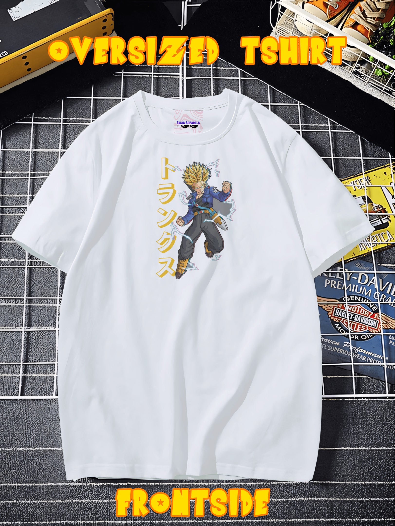 Trunks Dragonball Oversized Tshirt