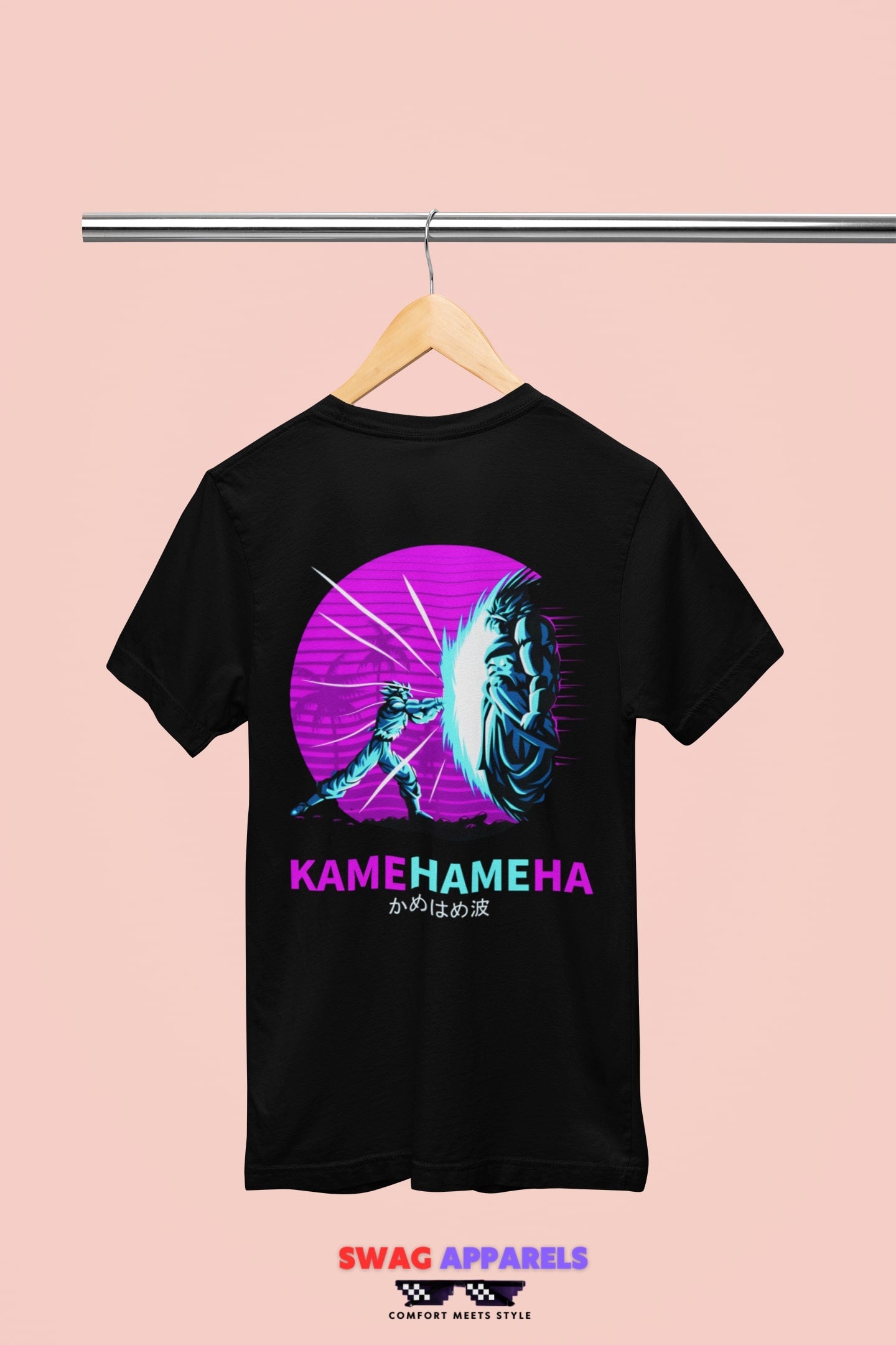Goku Kamehameha Cyberpunk T-Shirt Dragon Ball Z Anime Tee