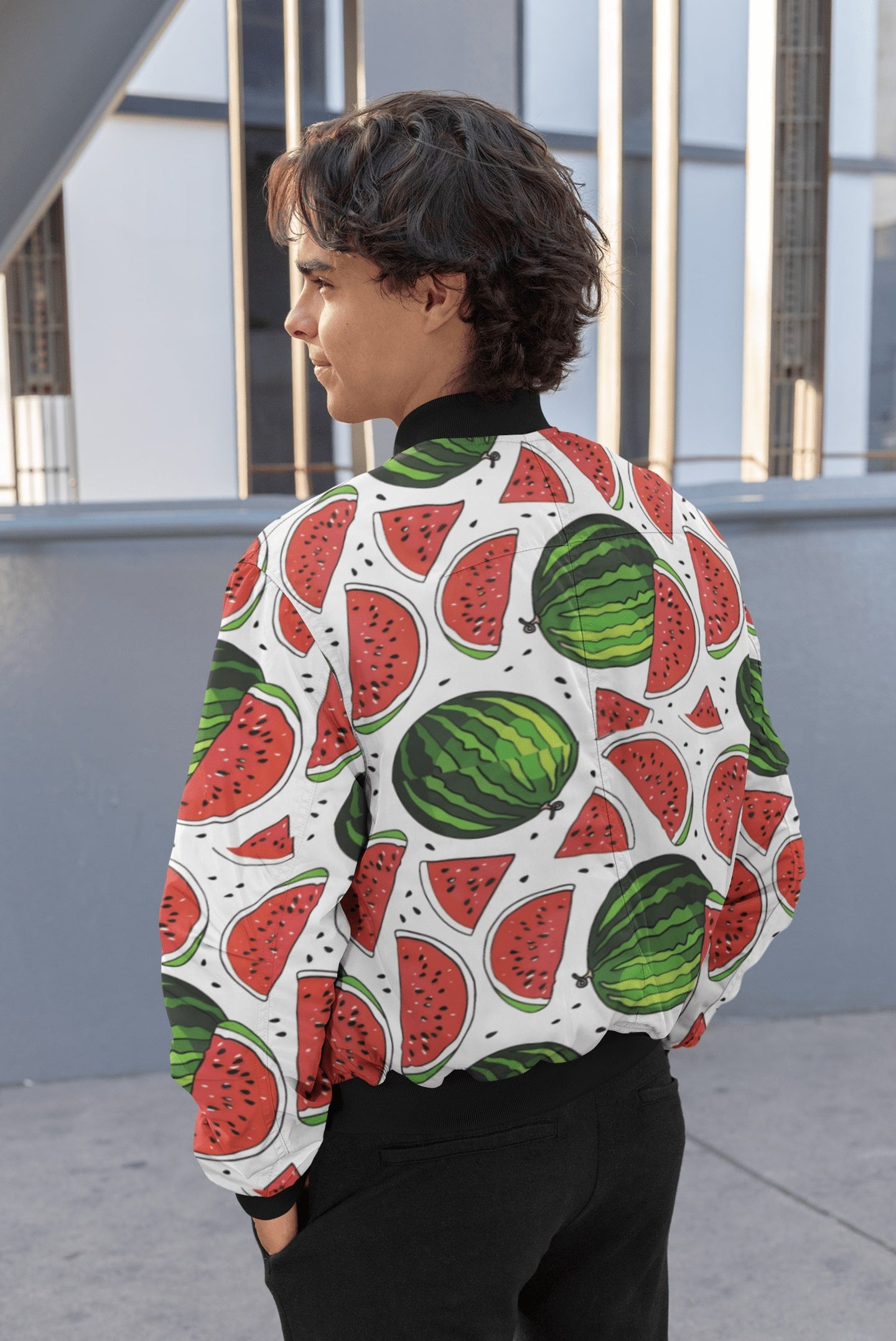 Watermelon Bomber Jacket