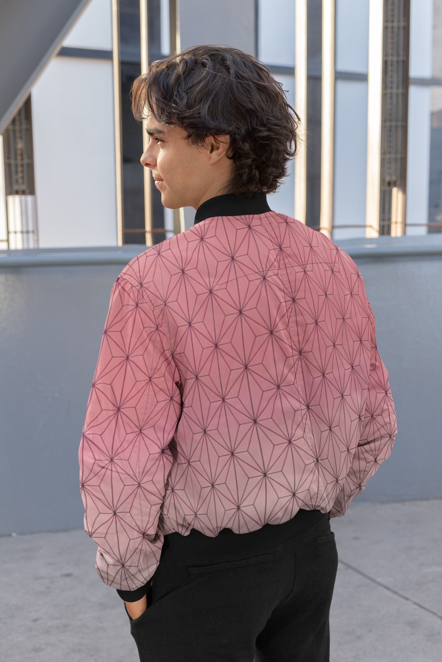 Nezuko Kimono Bomber Jacket