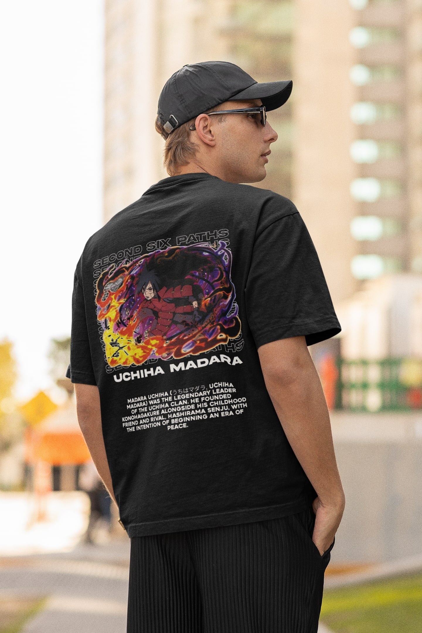 Madara Uchiha Oversized Naruto Tshirt