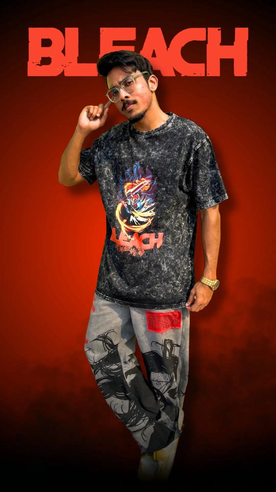 Bankai Acid Wash T-Shirt