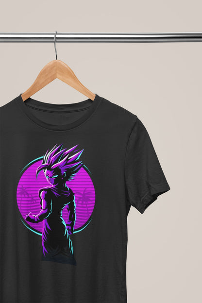 Gohan Super Saiyan 2 Dragon Ball Cyberpunk T-Shirt - DBZ Anime Tee