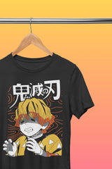 Zenitsu Funny Face Demon Slayer Unisex Design T-Shirt: Limited Edition
