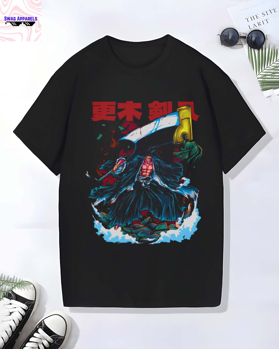 Zaraki Kenpachi Bankai Oversized Tee – Swag Apparels | Anime Swag