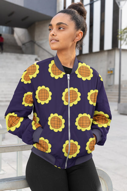 Luffy Dressrosa Sunflower Bomber Jacket