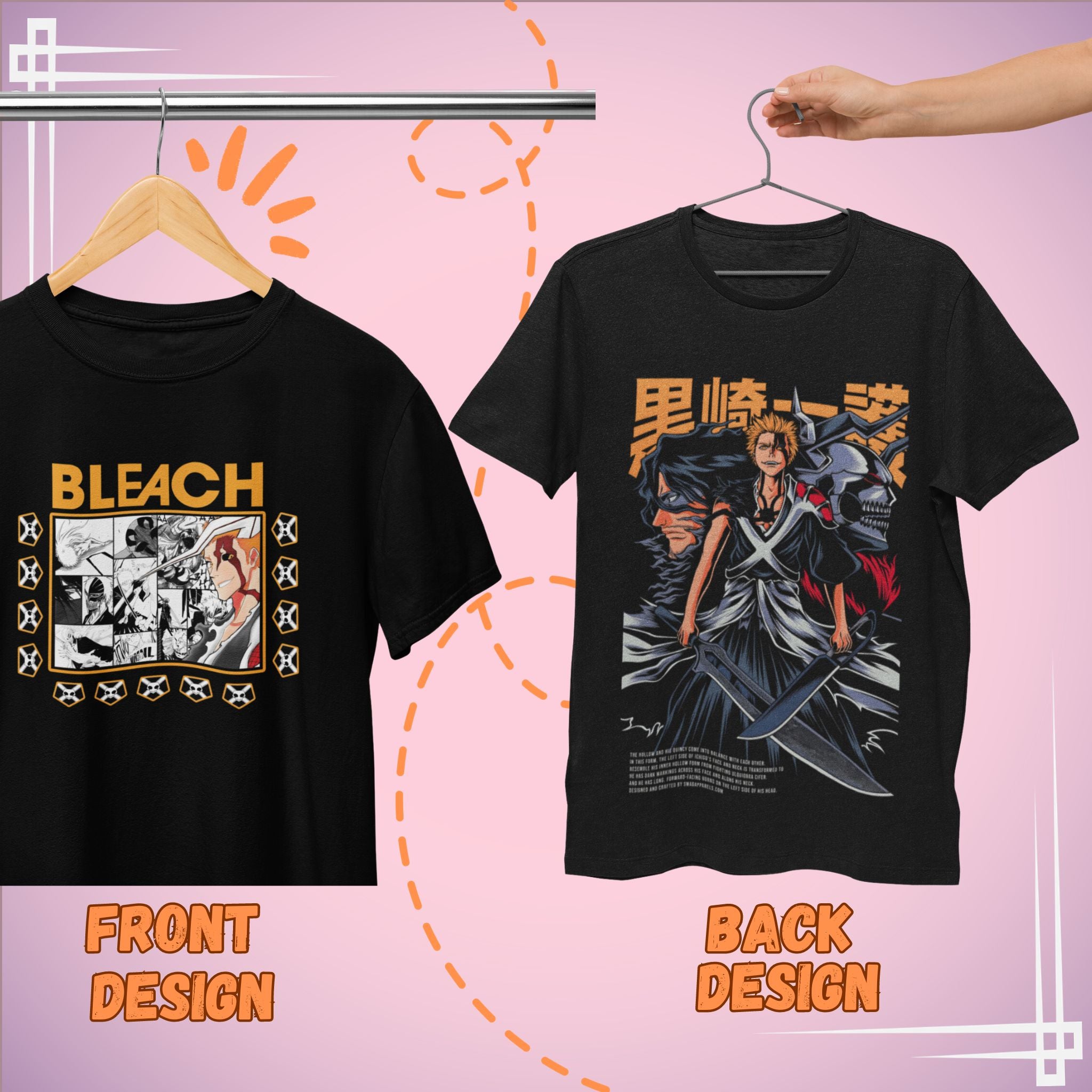 Bleach Ichigo Kurosaki  Oversized Tshirt