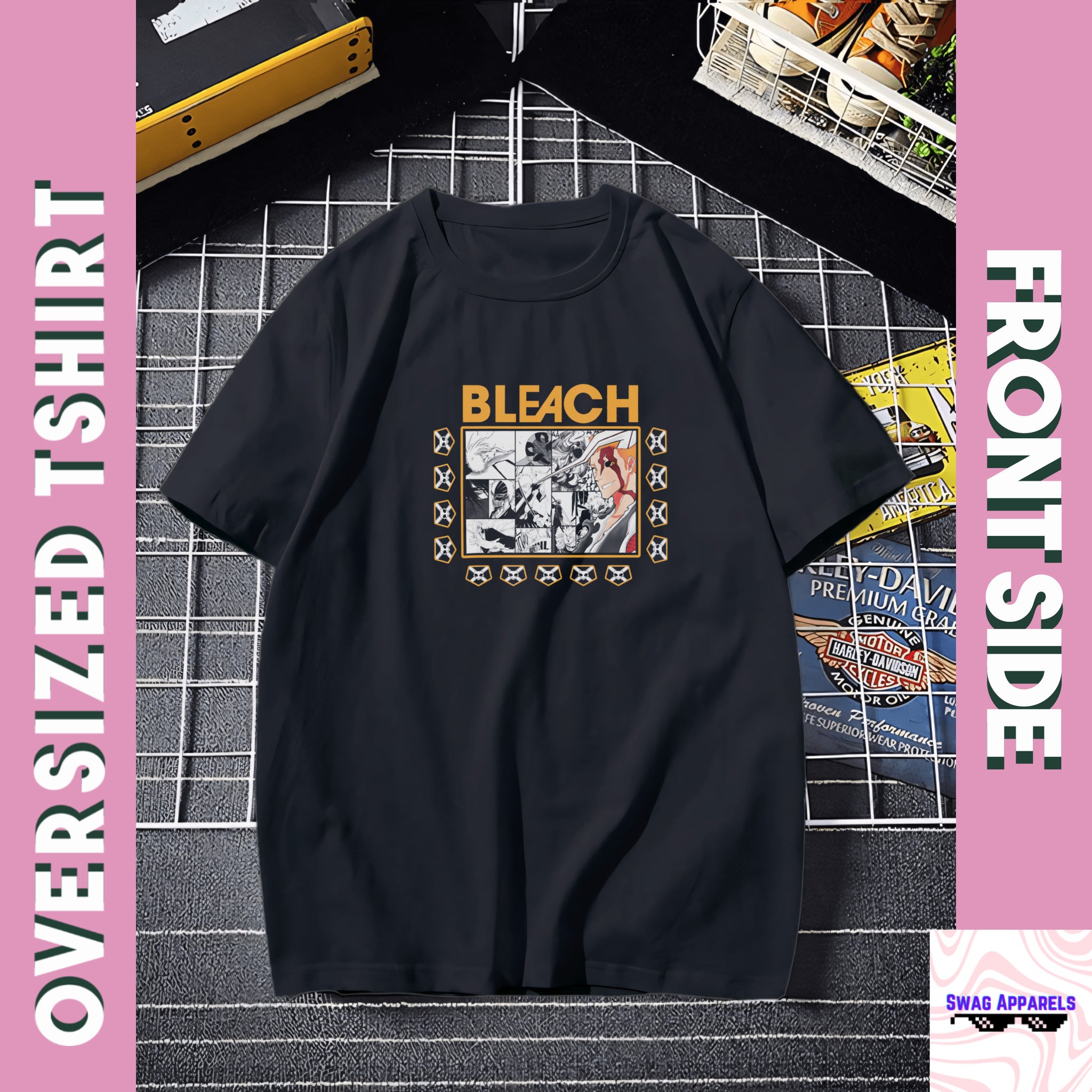 Bleach Ichigo Kurosaki  Oversized Tshirt