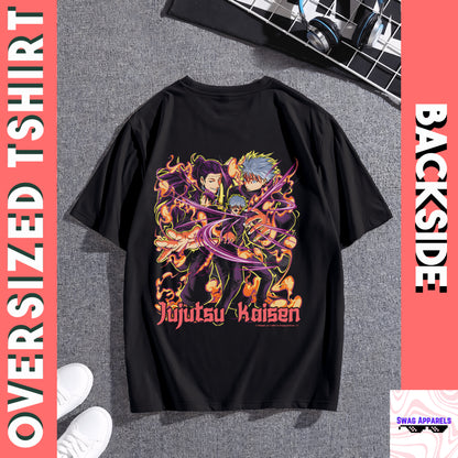 Jujutsu Kaisen's Gojo and Geto Oversized Tshirt