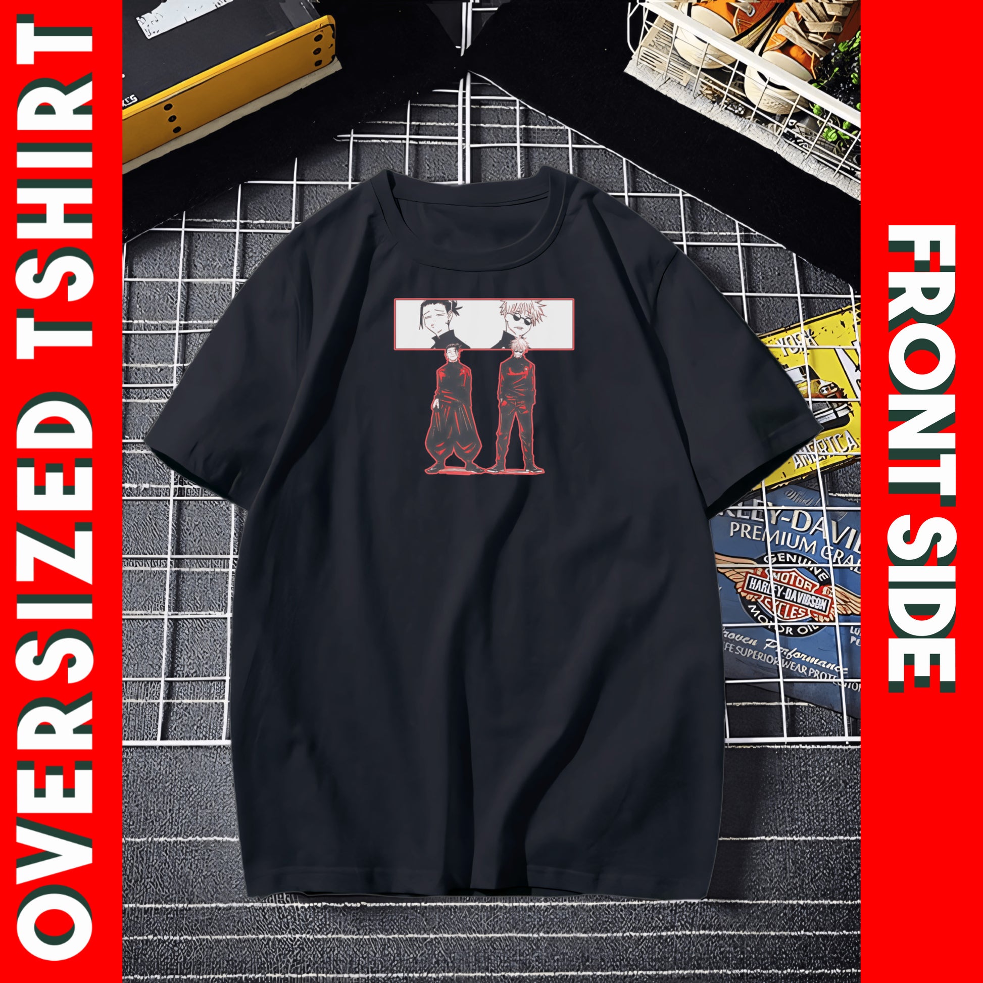 Jujutsu Kaisen's Gojo and Geto Oversized Tshirt – Swag Apparels