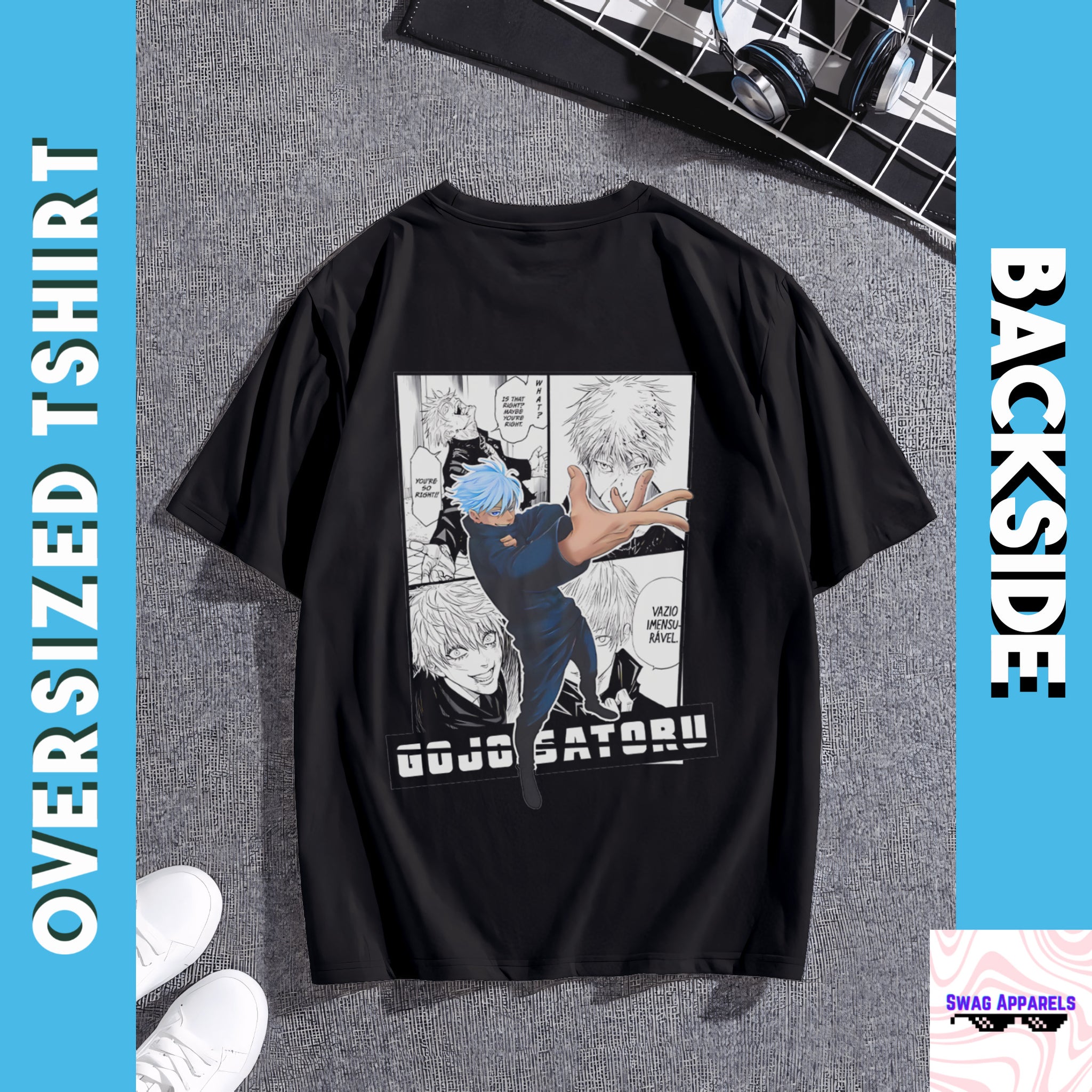 Gojo Satoru Jujutsu Kaisen Oversized Tee