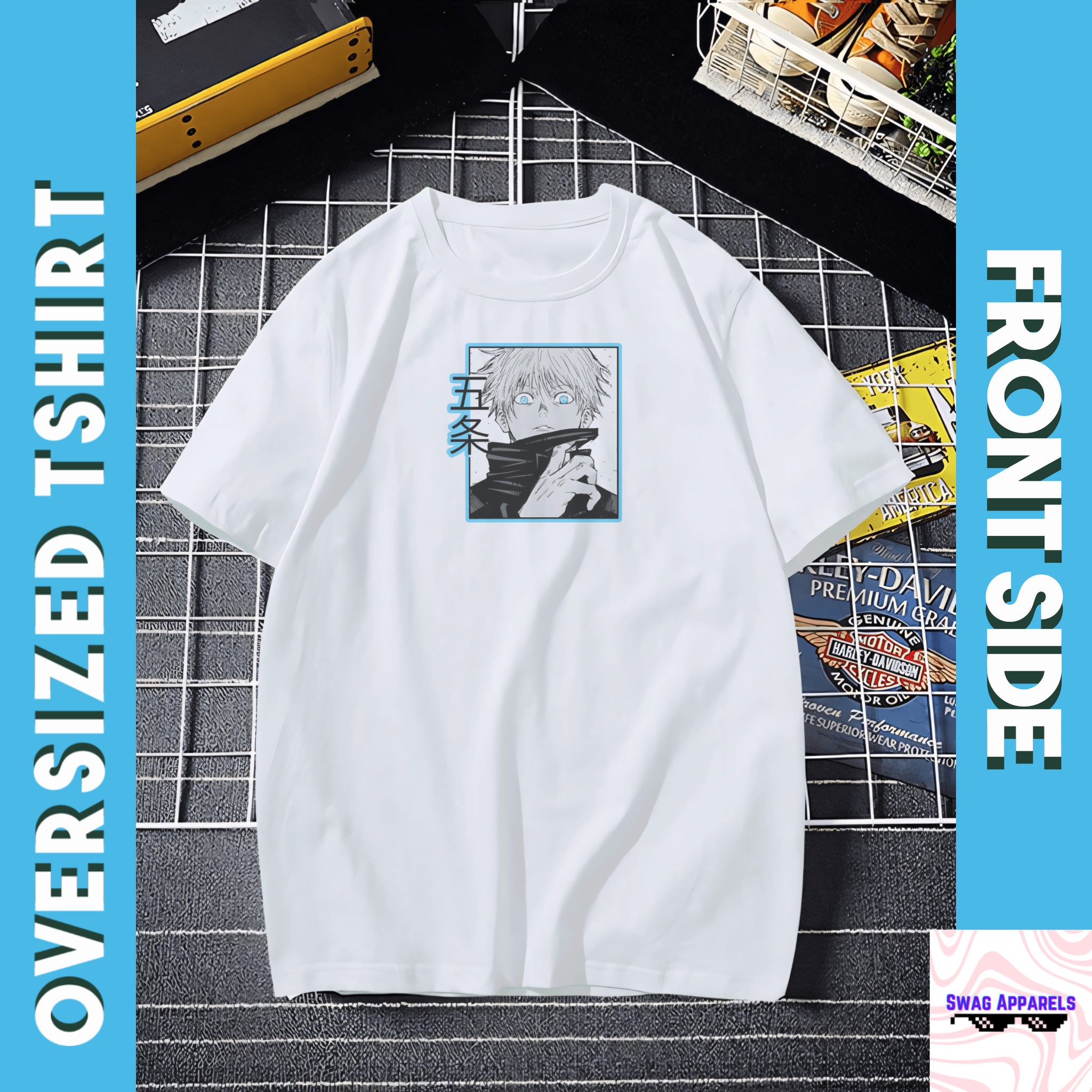 Gojo Satoru Jujutsu Kaisen Oversized Tee