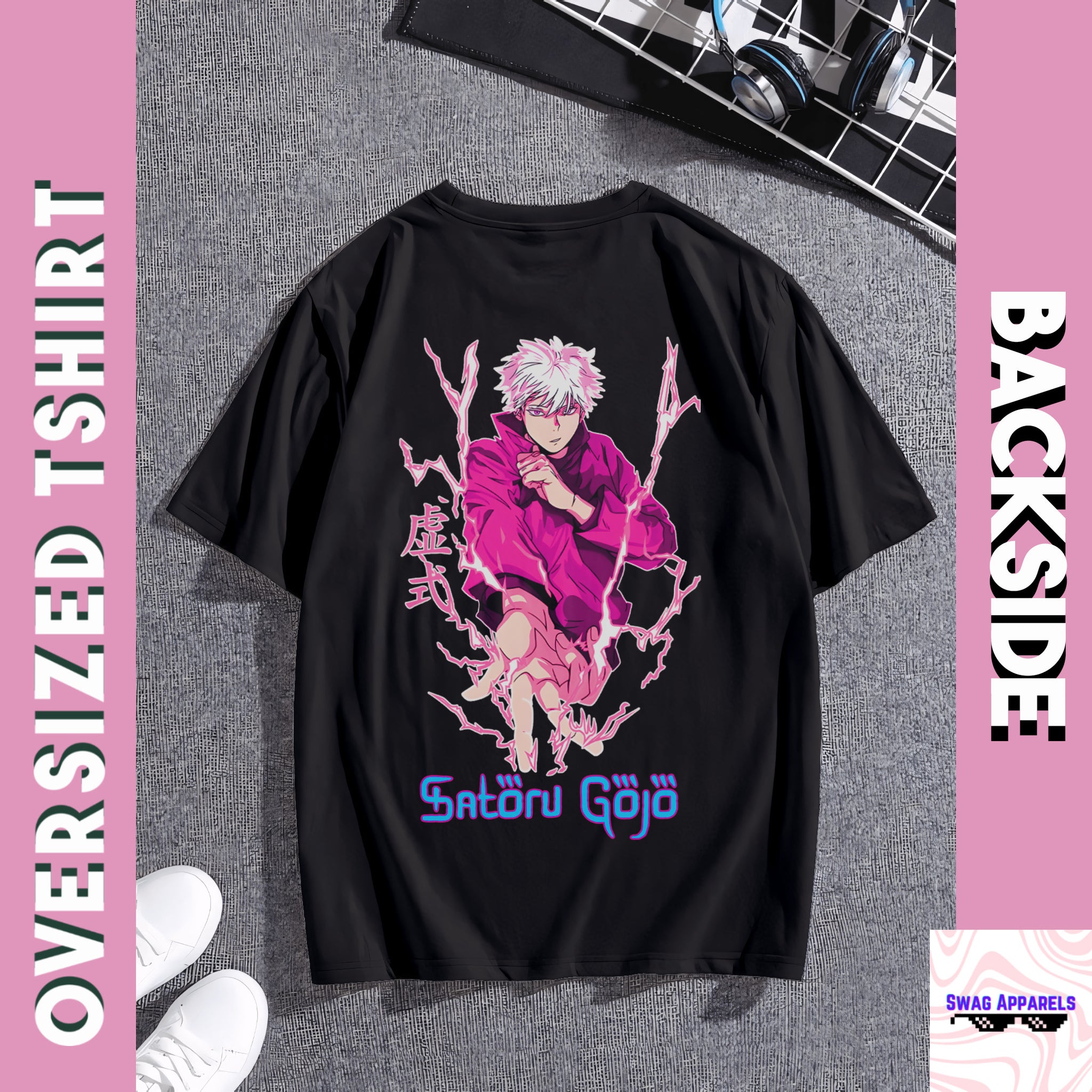 Master Sorcerer Gojo JJK Oversized Tshirt