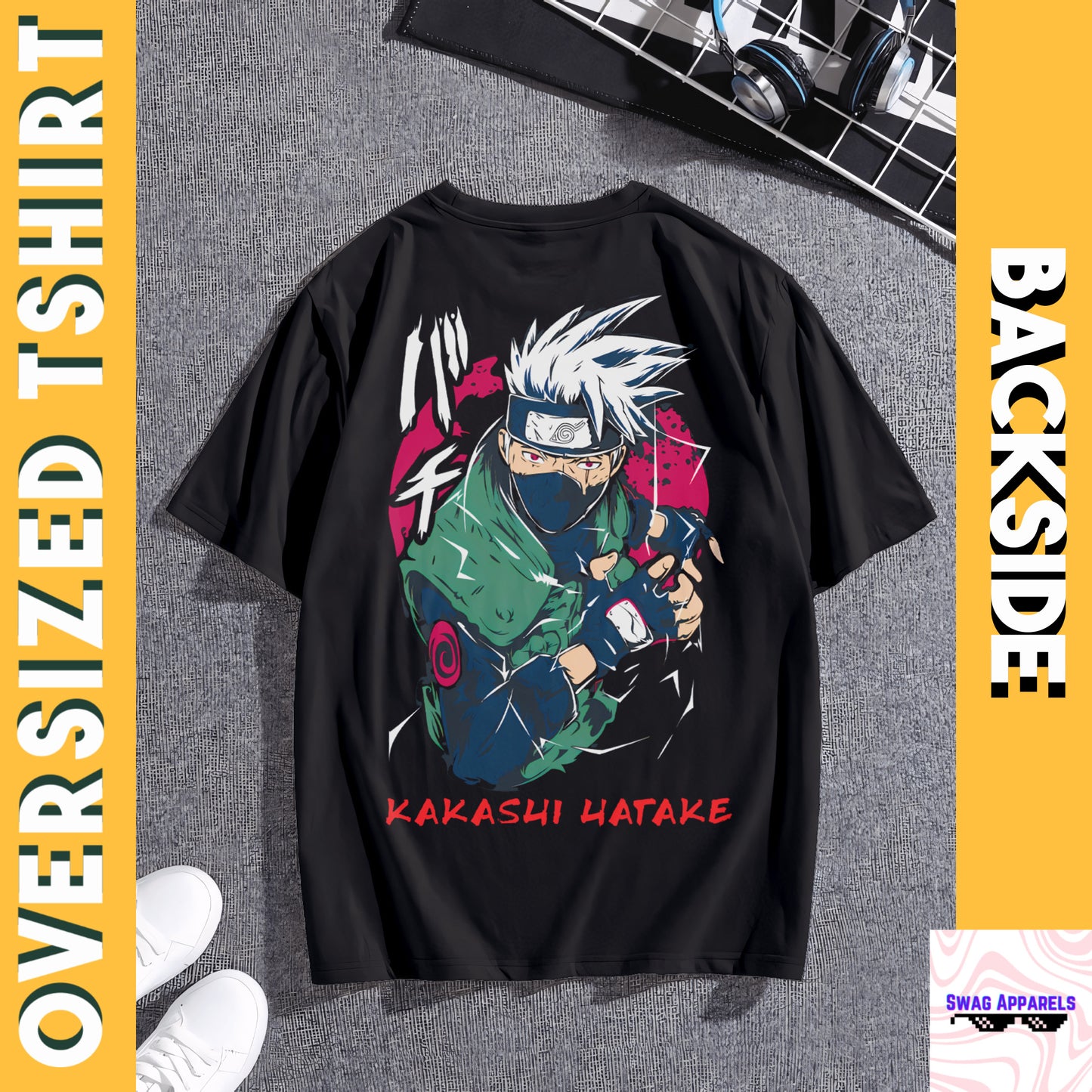 Kakashi Ninja Oversized T-Shirt