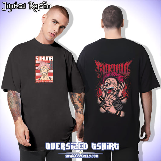 Sukuna King of Curses Jujutsu Kaisen Oversized Tee