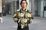 Golden Clouds Bomber Jacket