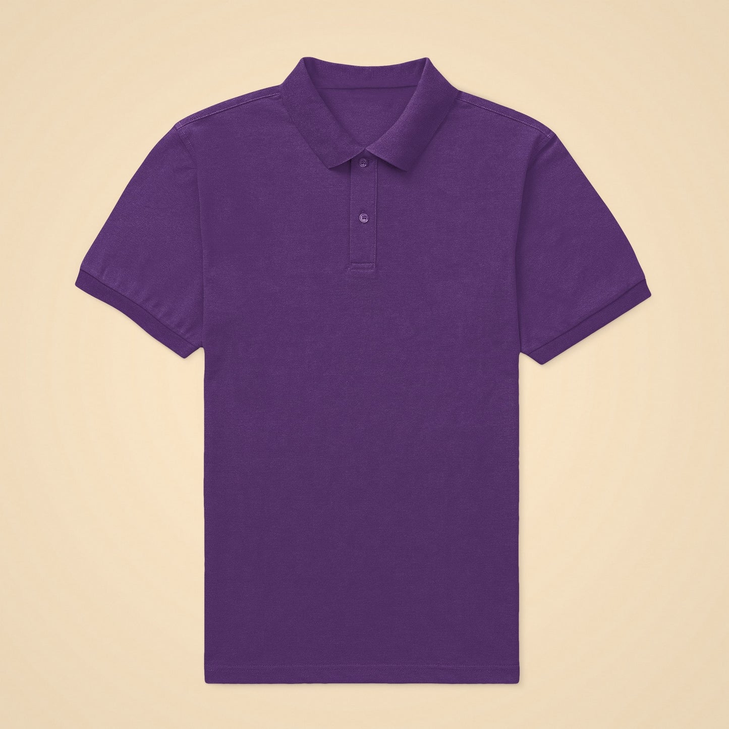 Solid Purple Polo Shirts: Half-Sleeve Elegance for Every Occasion