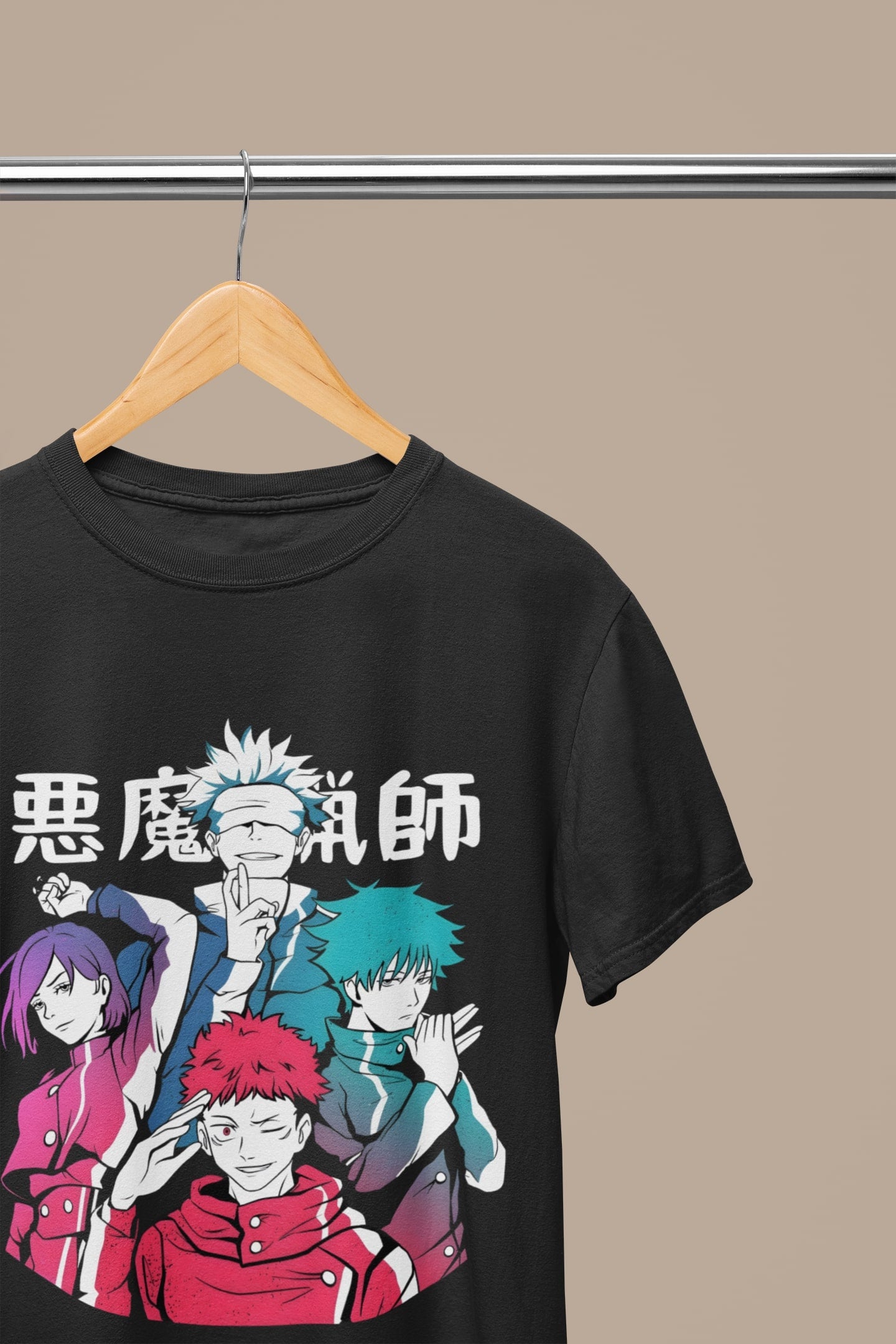 Jujutsu Kaisen Trio: Yuji, Megumi, Nobara Unisex T-Shirt