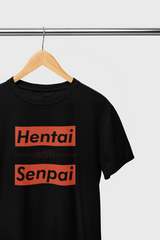 Echhi Anime 'Hentai with Senpai' Half Sleeve Unisex T-Shirt
