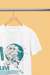 Levi Ackerman Attack on Titan Half-Sleeve Anime Tshirt