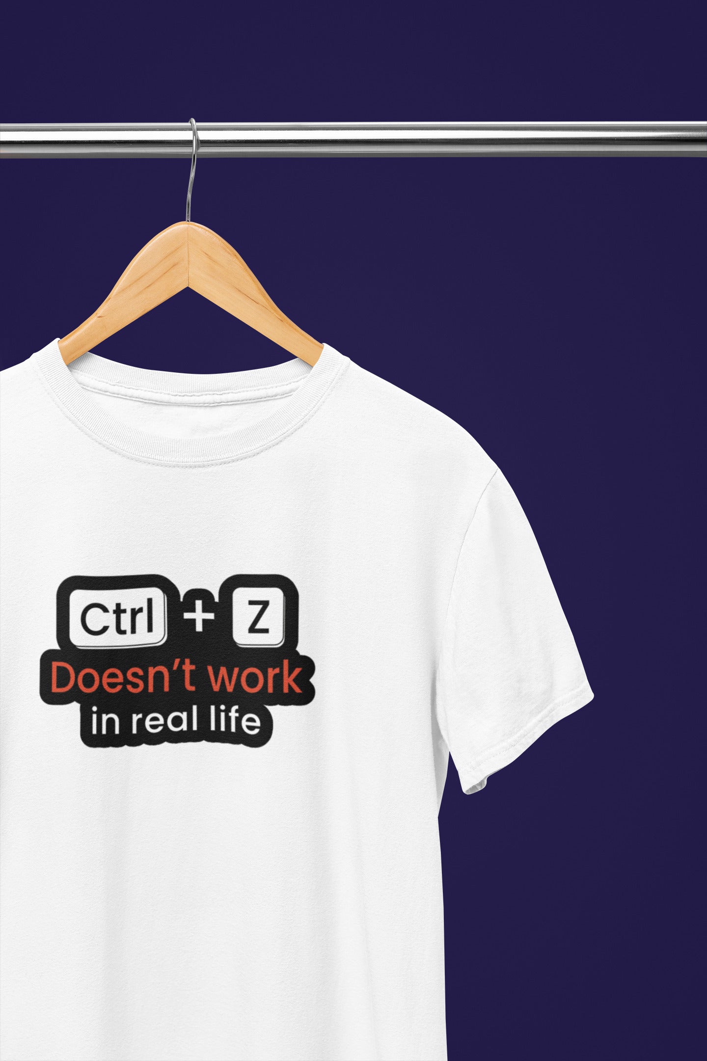 Ctrl Z Developer Half Sleeve Unisex T-Shirt