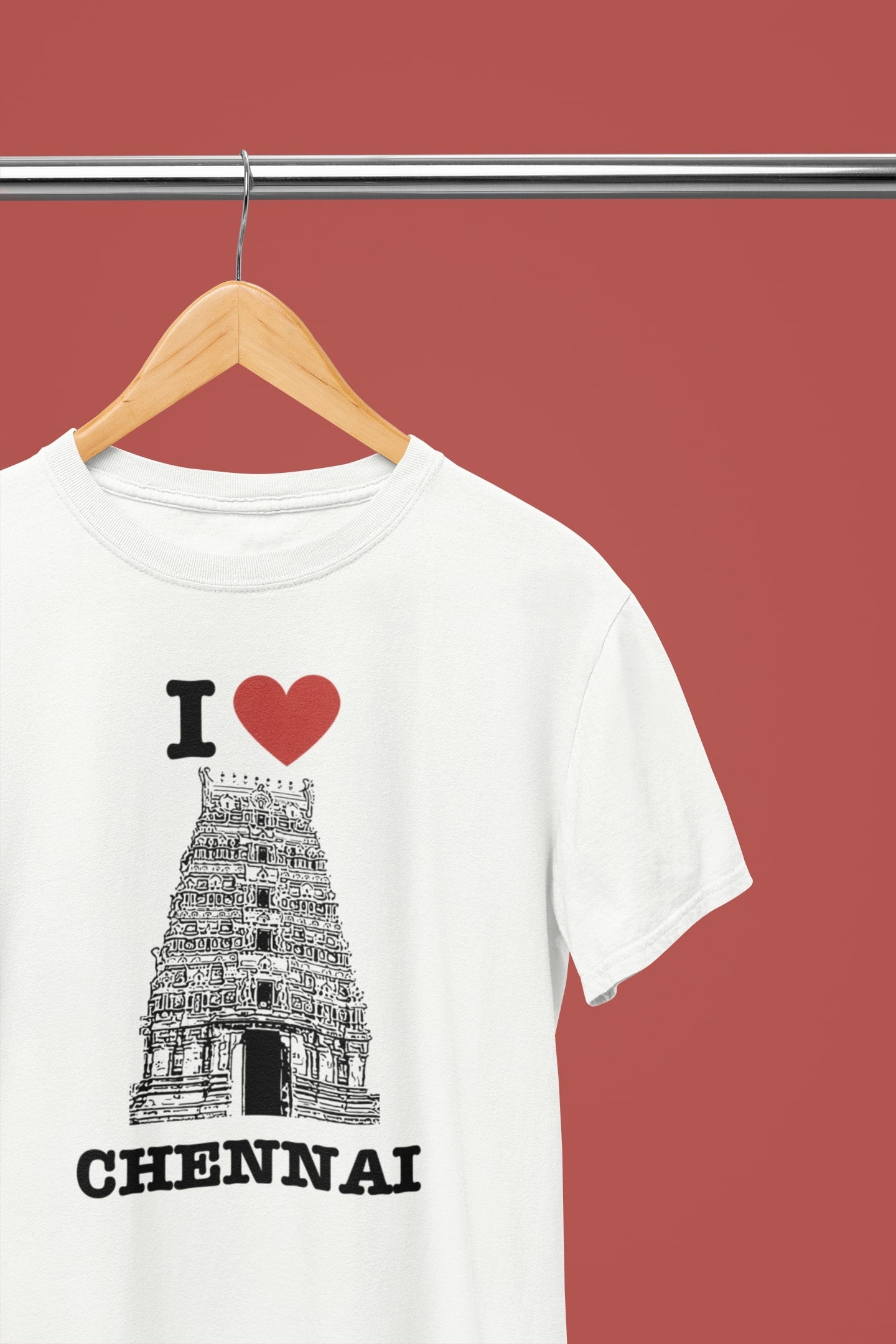 I Love Chennai - Unisex White Tee