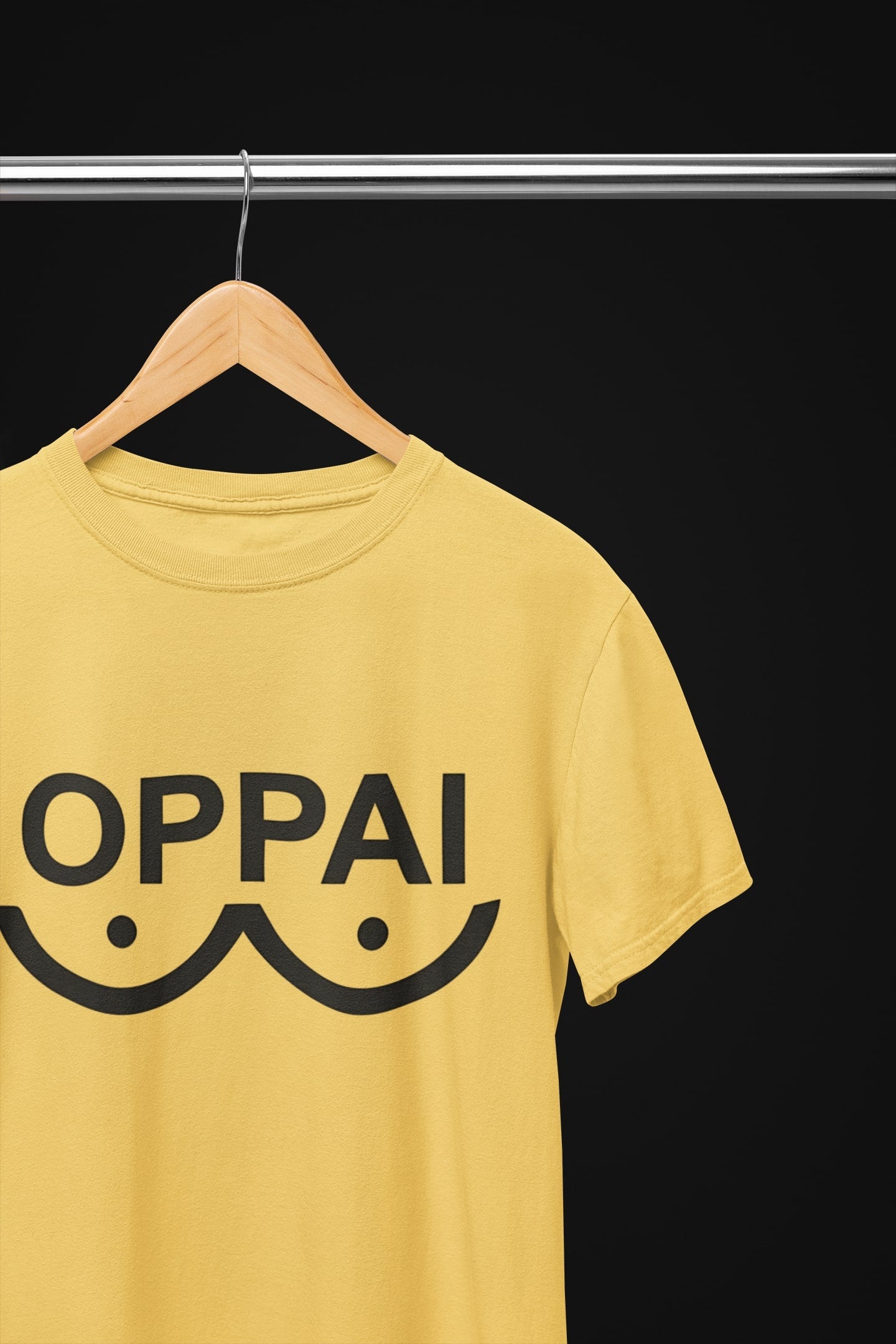 Oppai Trendy Half Sleeve Unisex Tshirt