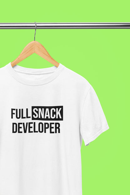 Full Snack Developer Half Sleeve Unisex T-Shirt