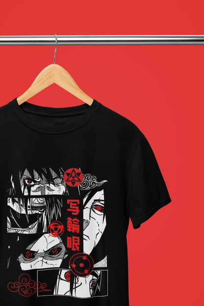 Uchiha Clan Sharingan T-Shirt - Show Your Ninja Style!