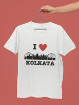 I Love Kolkata - Unisex White Tee