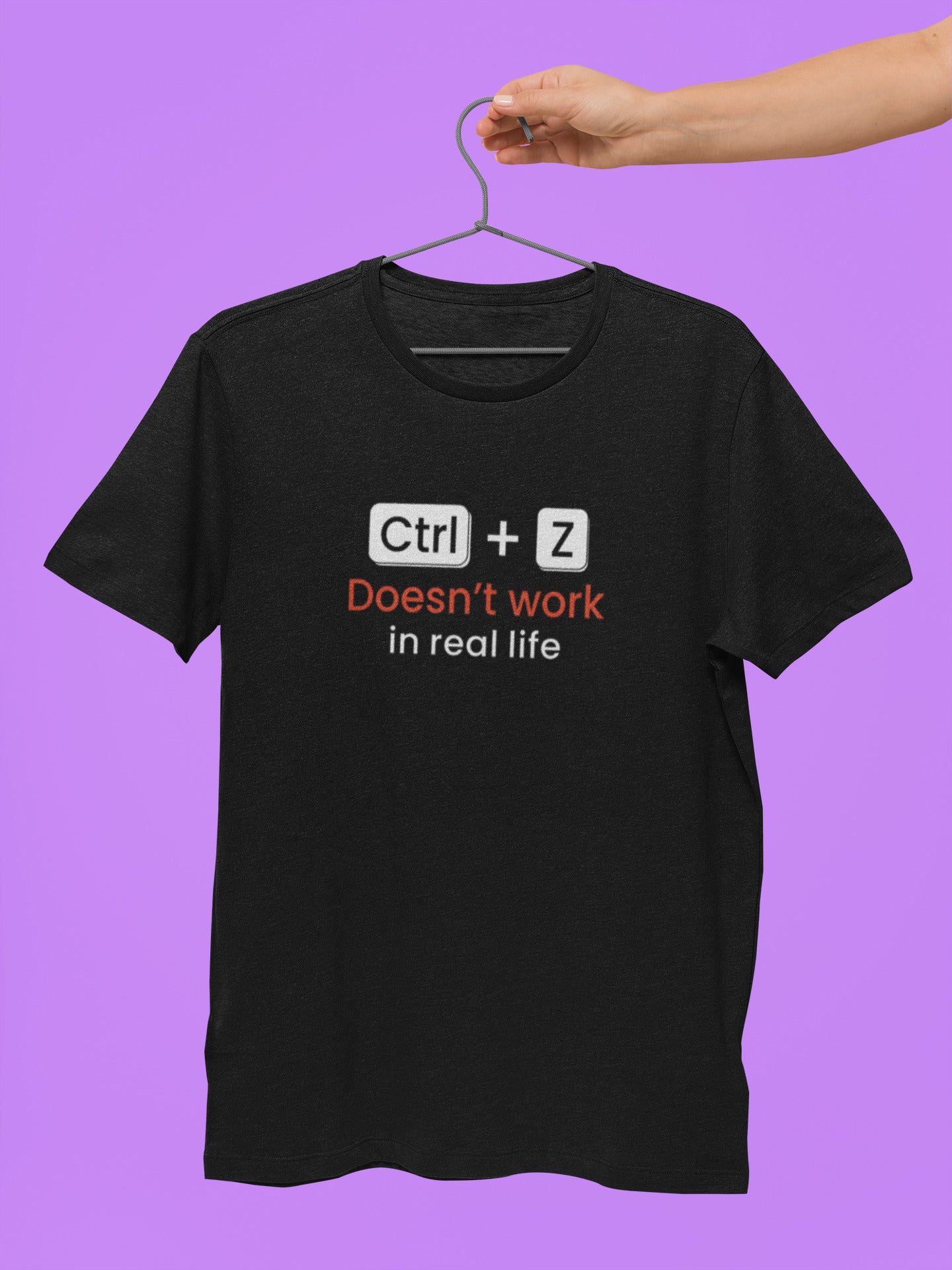 Ctrl Z Developer Half Sleeve Unisex T-Shirt