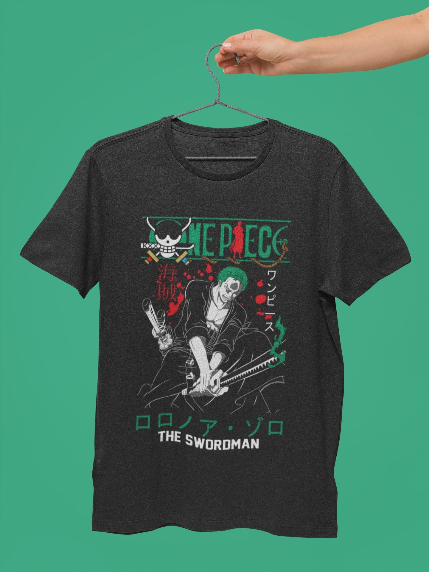 Zoro's Legacy - One Piece Anime Oversized T-Shirt