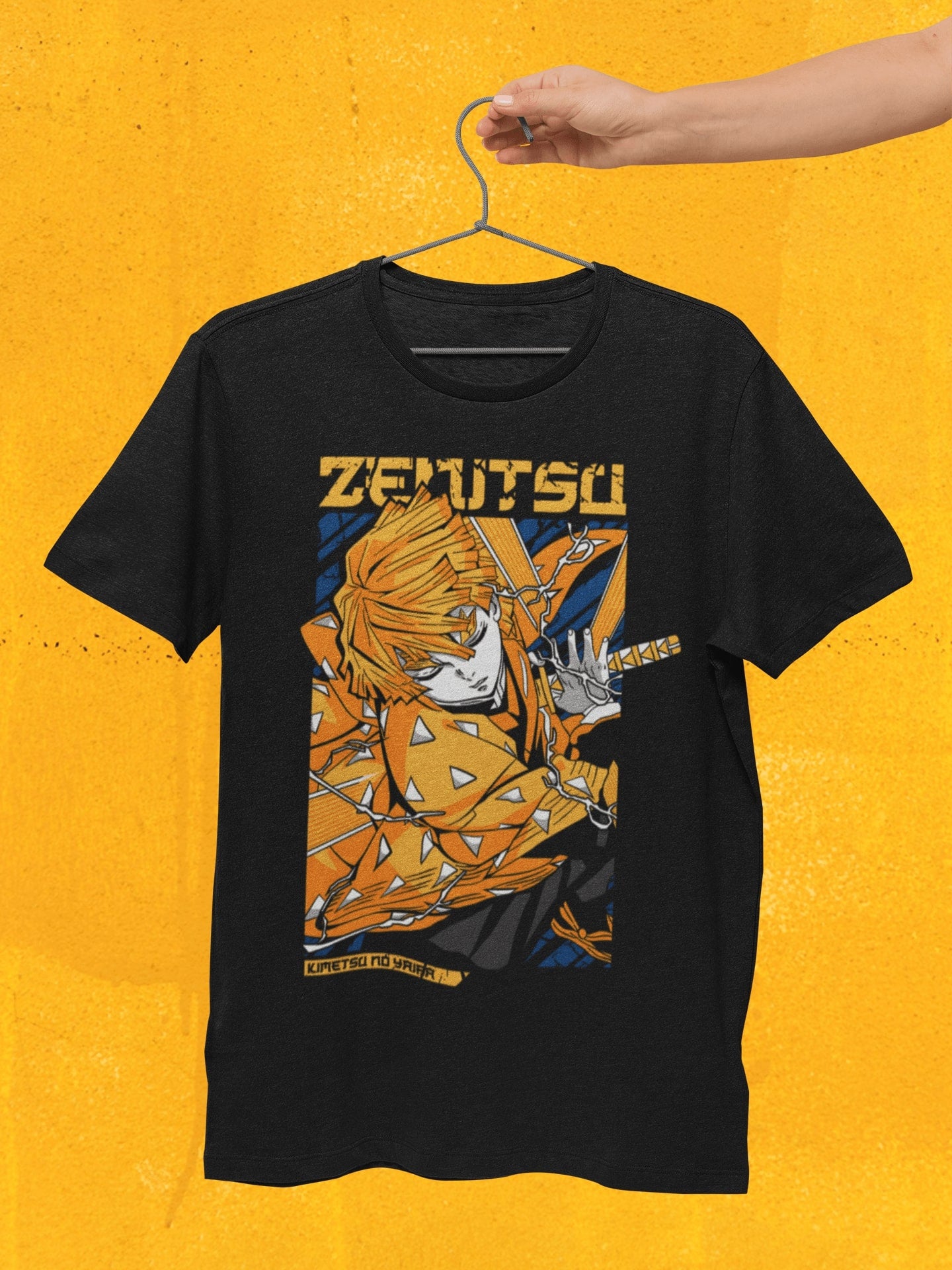 Zenitsu Lightning Style Demon Slayer Unisex DTF T-Shirt: Limited Edition