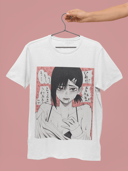 Ahegao Anime Notice Me Senpai T-Shirt