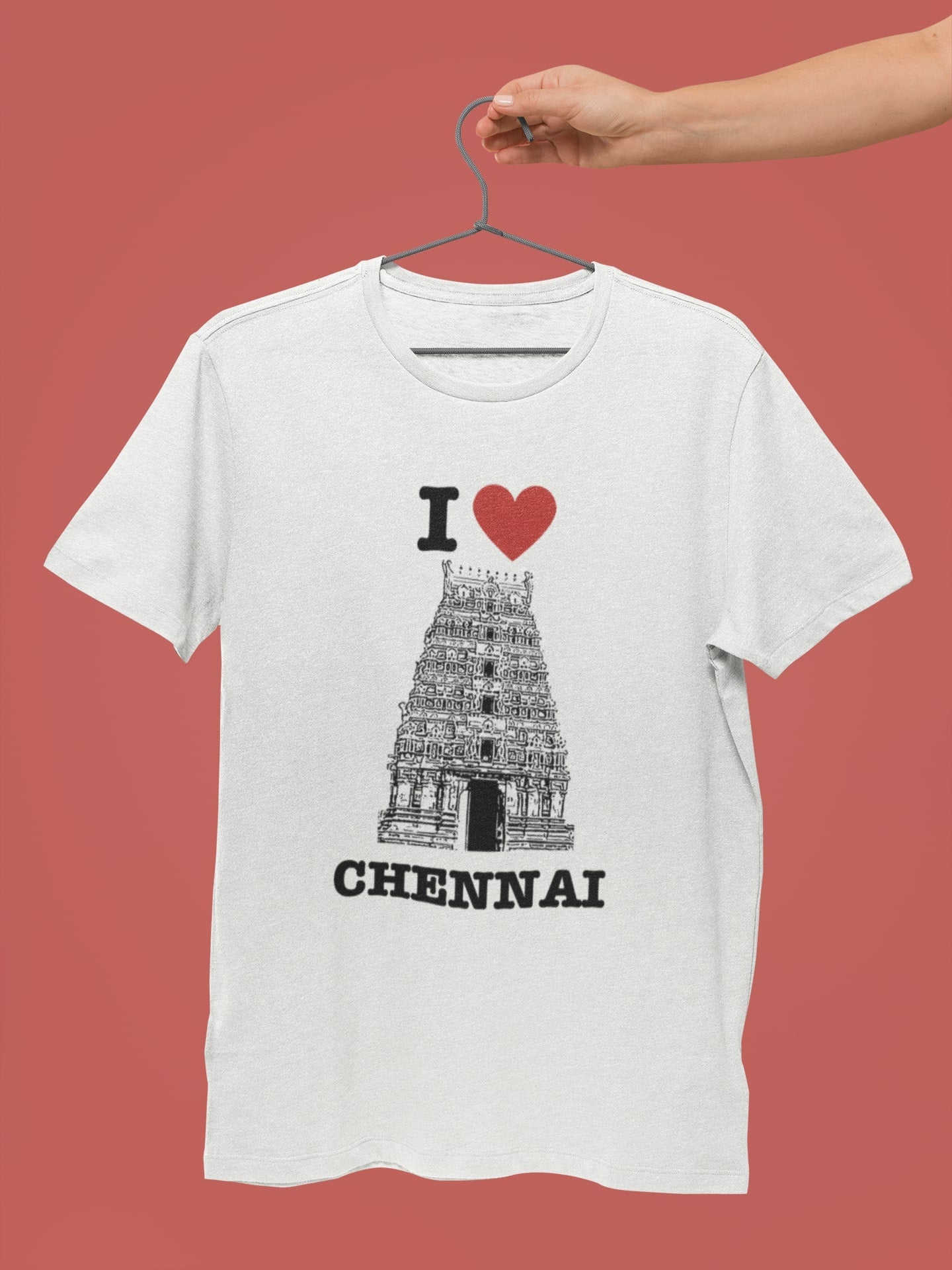 I Love Chennai - Unisex White Tee