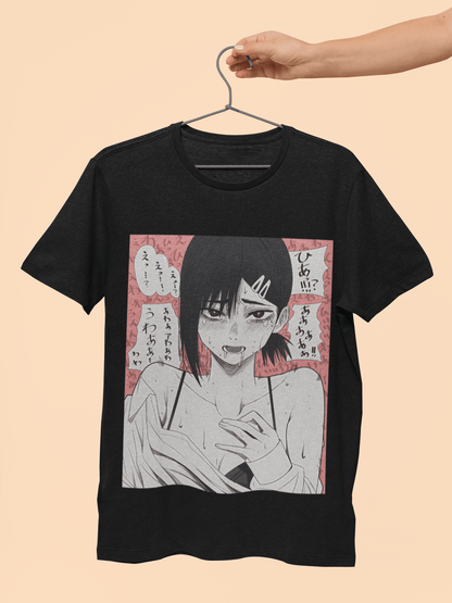 Ahegao Anime Notice Me Senpai T-Shirt