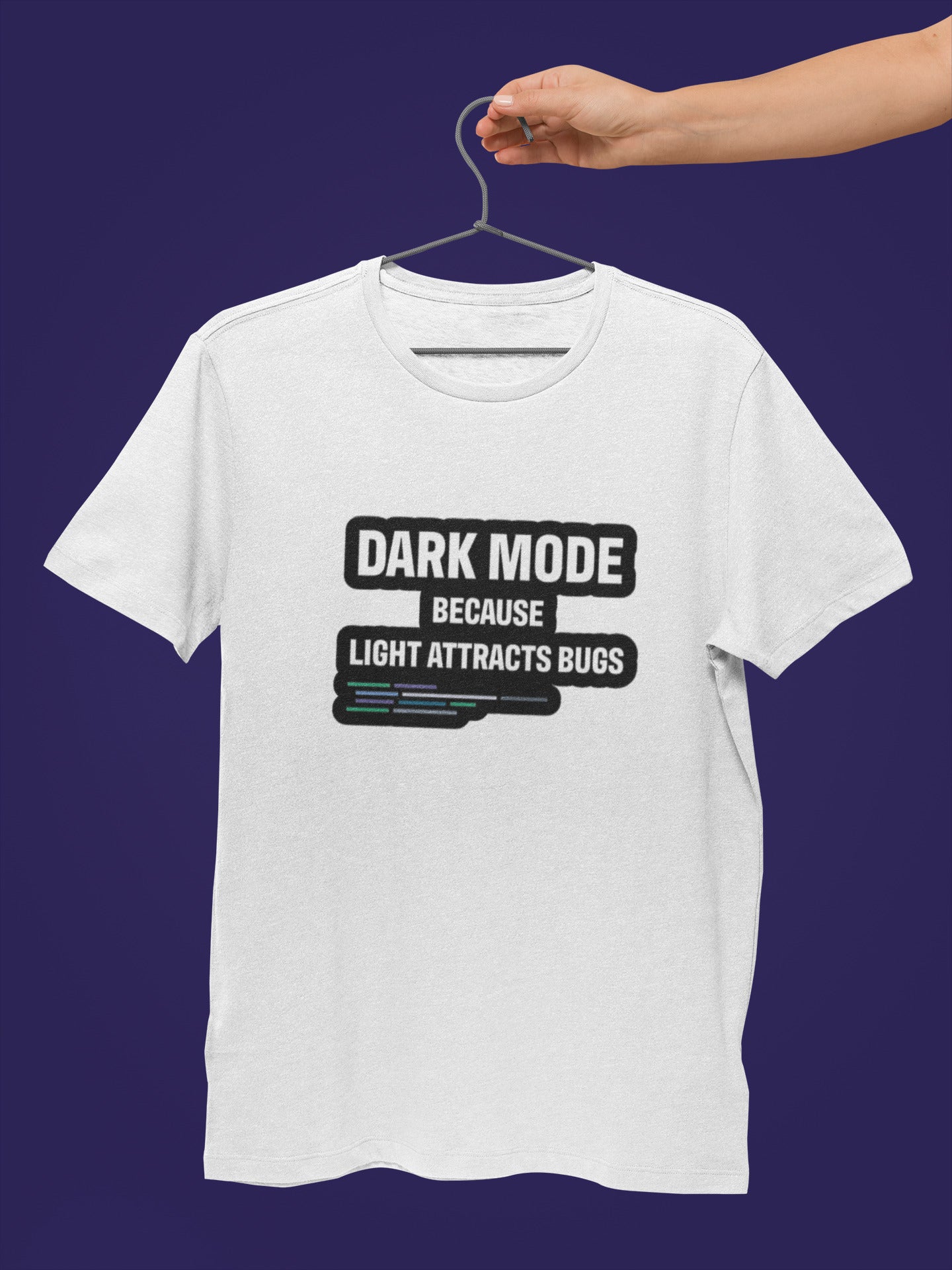 Dark Mode Developer Half Sleeve Unisex T-Shirt