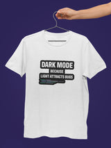Dark Mode Developer Half Sleeve Unisex T-Shirt
