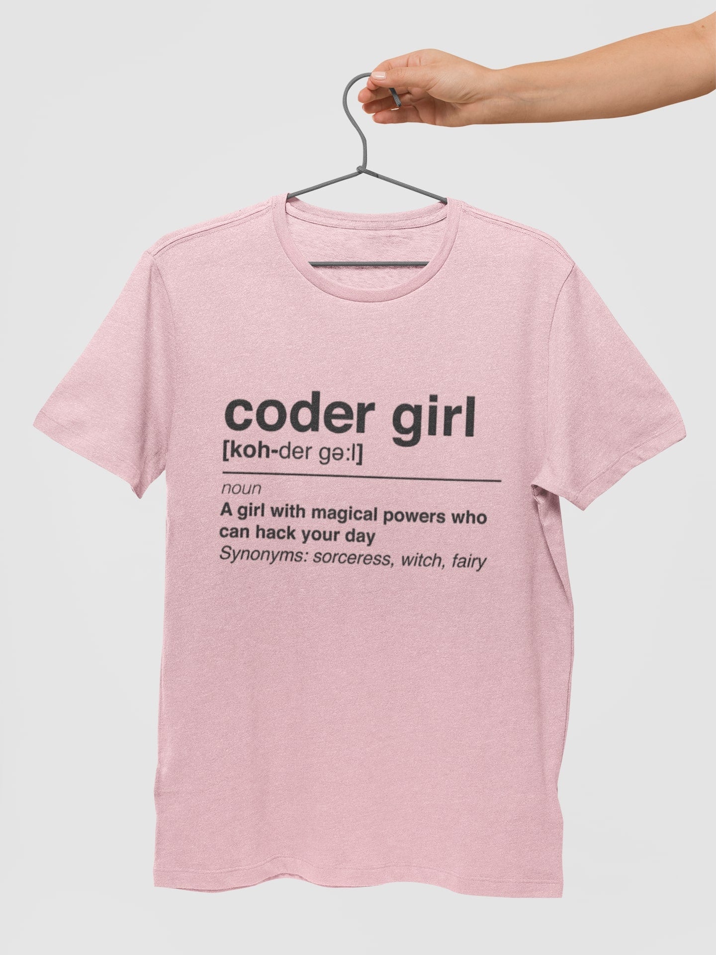 Coder Girl Geek Half Sleeve Tee