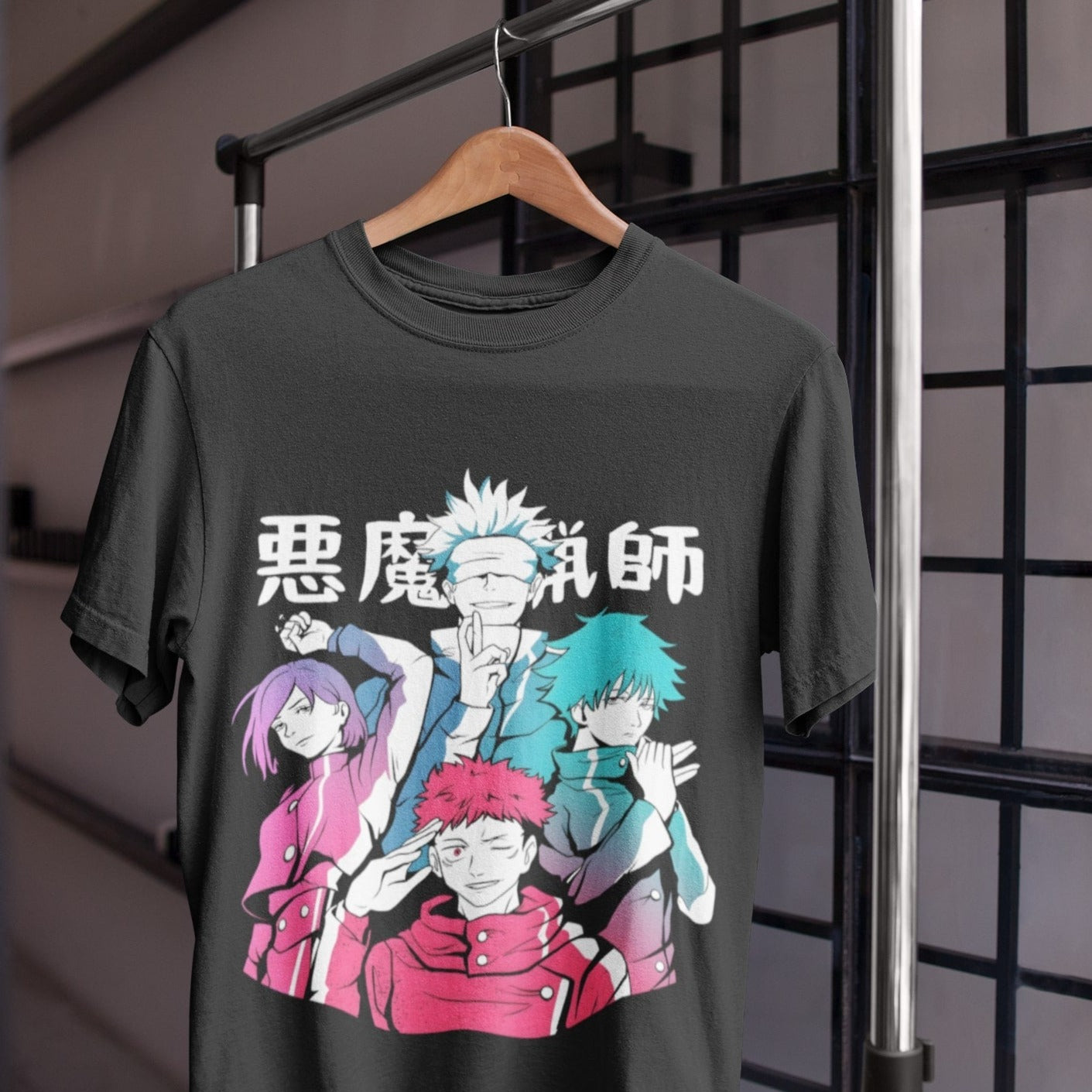 Jujutsu Kaisen Trio: Yuji, Megumi, Nobara Unisex T-Shirt