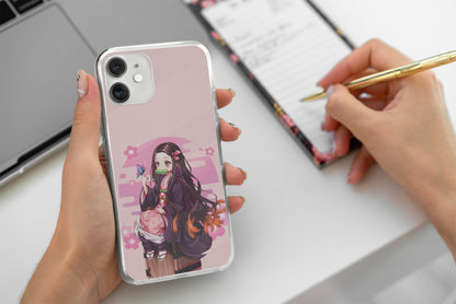 Nezuko's Adventure: Demon Slayer Anime iPhone 13/14 Case - Kimetsu No Yaiba Inspired