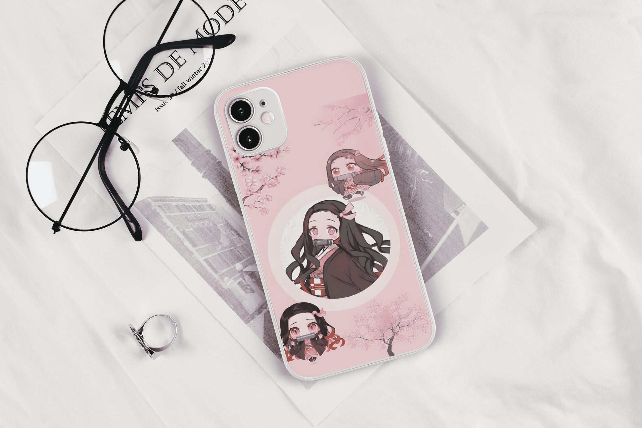 Nezuko's Adventure: Demon Slayer Anime iPhone 13/14 Case - Kimetsu No Yaiba Inspired