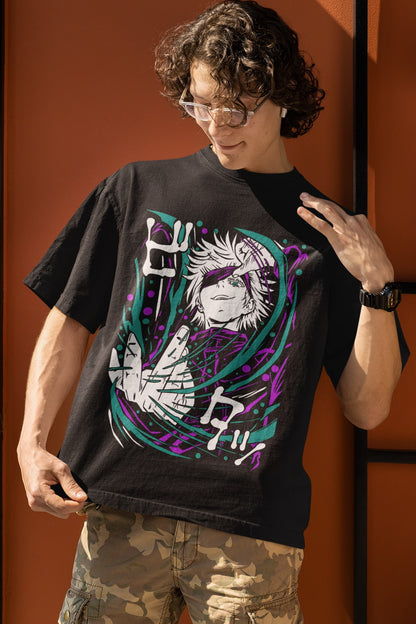 Gojo Satoru Hollow Purple Jujutsu Kaisen Oversized Tee